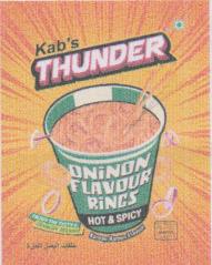 THUNDER ONINON FLAVOUR RINGS (and logo) trademark logo