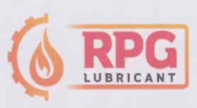RPG LUBRICANT (and logo) trademark logo