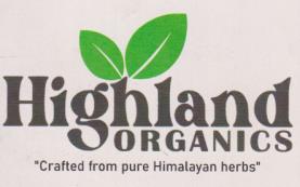 HIGHLAND ORGANICS (and logo) trademark logo