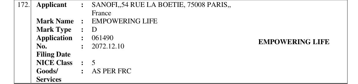 Original bulletin entry for EMPOWERING LIFE