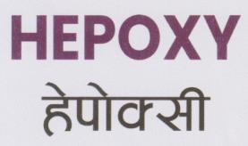 HEPOXY (and logo) trademark logo