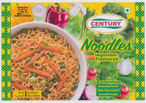 CENTURY NOODLES VEGETABLE FLAVOURED (and logo) trademark logo
