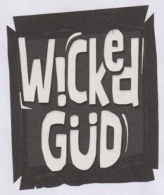 WICKEDGUD (and logo) trademark logo