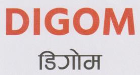DIGOM (and logo) trademark logo