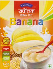 CHAUDHARY'S SARBOTTAM PREMIUM LITO BANANA (and logo) trademark logo