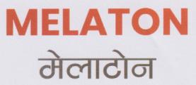 MELATON (and logo) trademark logo