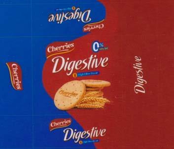 CHERRIES DIGESTIVE (and logo) trademark logo