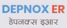 DEPNOX ER (and logo) trademark logo