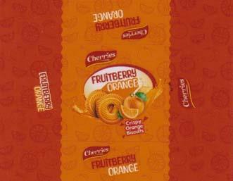 CHERRIES FRUITBERRY ORANGE (and logo) trademark logo