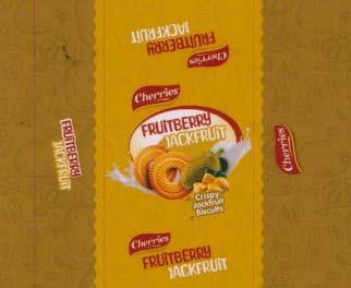 CHERRIES FRUITBERRY JACKFRUIT (and logo) trademark logo