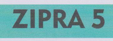 ZIPRA (and logo) trademark logo