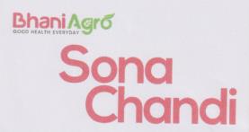 BHANI AGRO SONA CHANDI (and logo) trademark logo