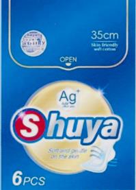 SHUYA (and logo) trademark logo