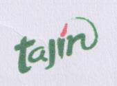 TAJIN (and logo) trademark logo