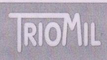 TRIOMIL (and logo) trademark logo