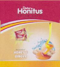 DABUR HONITUS COUGH DROPS (and logo) trademark logo