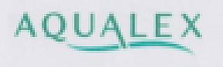 AQUALEX (and logo) trademark logo