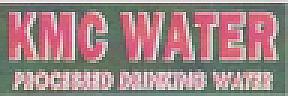 KMC WATER (and logo) trademark logo