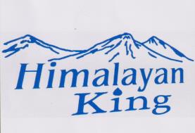 HIMALAYAN KING (and logo) trademark logo