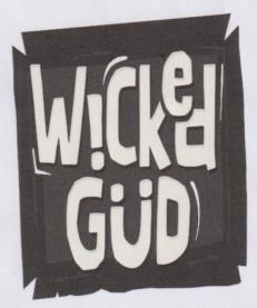 WICKEDGUD (and logo) trademark logo