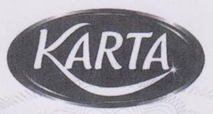 KARTA (and logo) trademark logo