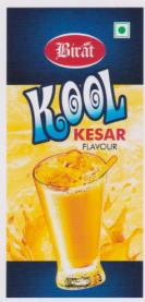 BIRAT KOOL KESAR FLAVOUR (and logo) trademark logo