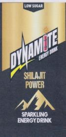 DYNAMITE ENERGY DRINK SHILAJIT POWER (and logo) trademark logo