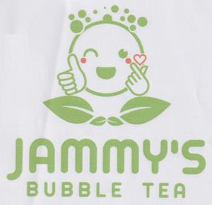 JAMMY'S BUBBLE TEA (and logo) trademark logo