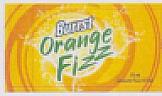BURRST ORANGE FIZZ (and logo) trademark logo