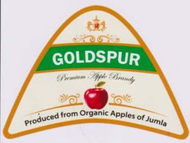 GOLDSPUR APPLE BRANDY (and logo) trademark logo