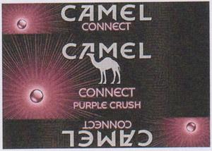 CAMEL CONNECT PURPLE CRUSH (and logo) trademark logo