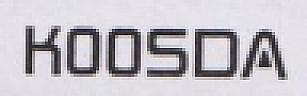 KOOSDA (and logo) trademark logo