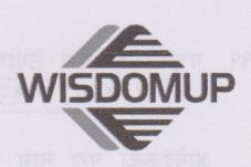 WISDOMUP (and logo) trademark logo
