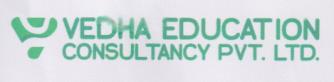VEDHA EDUCATION CONSULTANCY PVT. LTD. (and logo) trademark logo