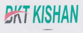 BKT KISHAN (and logo) trademark logo