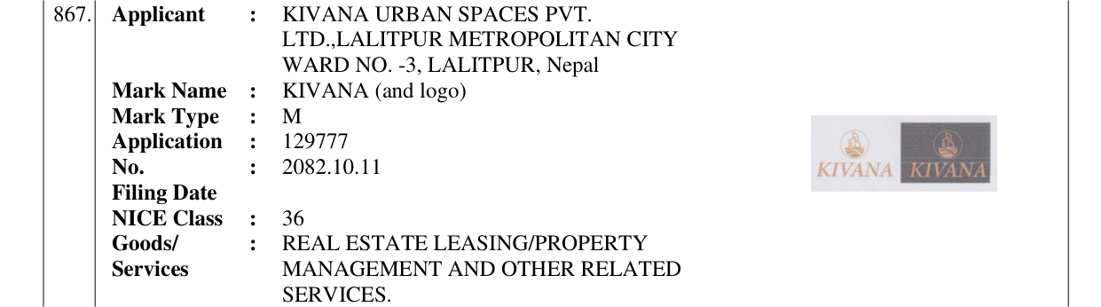 Original bulletin entry for KIVANA (and logo)
