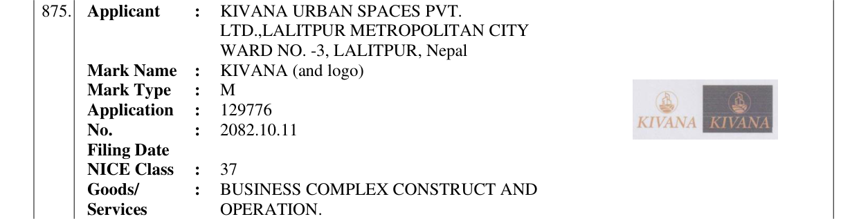 Original bulletin entry for KIVANA (and logo)