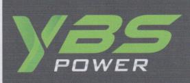YBS POWER (and logo) trademark logo