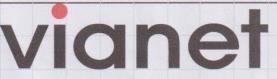 VIANET (and logo) trademark logo