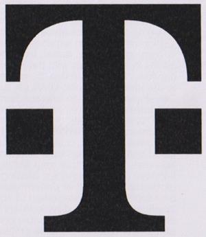T stylized with device (and logo) trademark logo