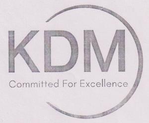 KDM (and logo) trademark logo