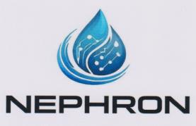 NEPHRON (and logo) trademark logo