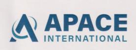 APACE INTERNATIONAL (and logo) trademark logo
