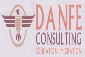 DANFE CONSULTING (and logo) trademark logo