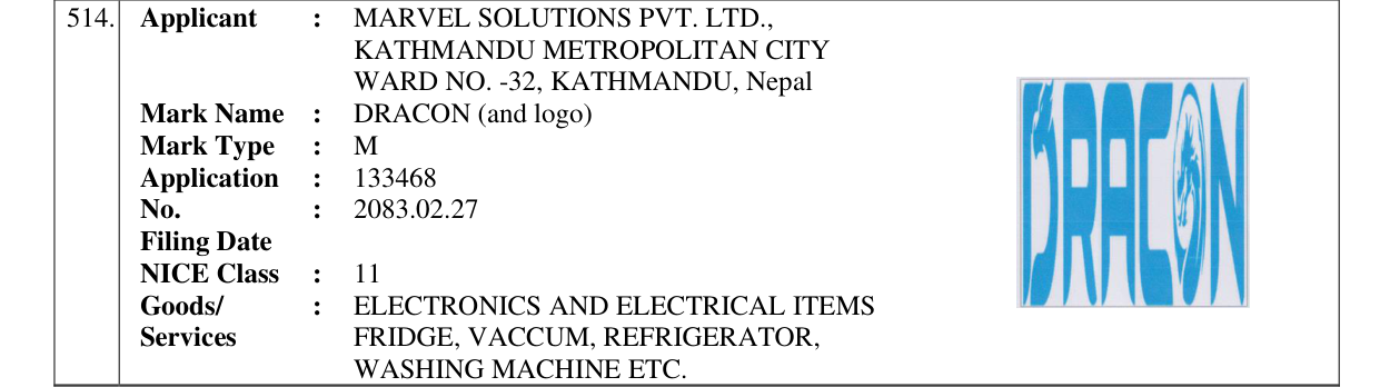 Original bulletin entry for DRACON (and logo)