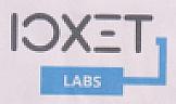 IOXET LABS (and logo) trademark logo