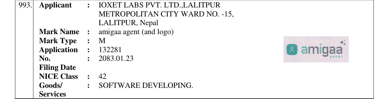 Original bulletin entry for amigaa agent (and logo)