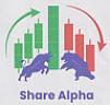 Share Alpha (and logo) trademark logo
