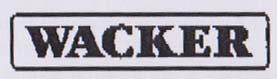 WACKER (and logo) trademark logo