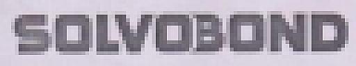 SOLVOBOND (and logo) trademark logo